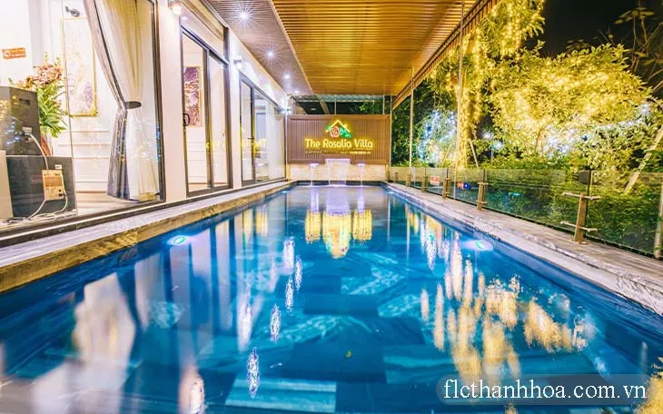 Bể bơi cực chất của villa KT5-01